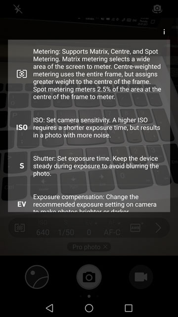 Understanding the Manual or Pro Mode Camera Settings On Android