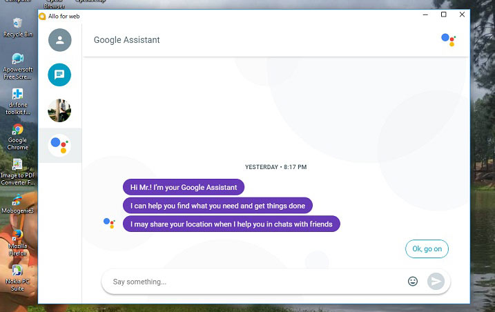 Google Allo Web