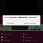 Darkops app apply wallpaper options
