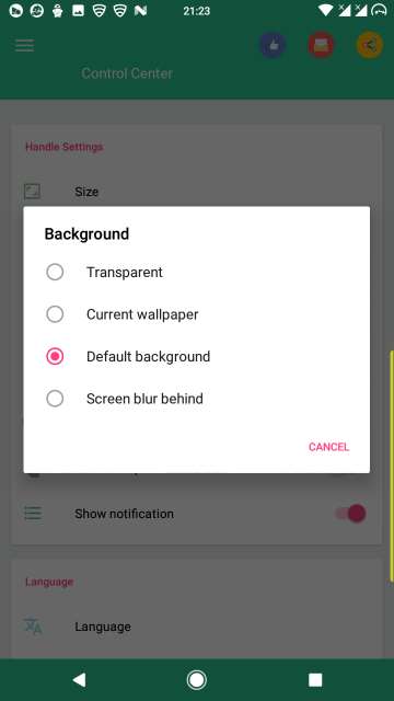 control center app android