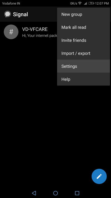 Privacy-focused Android app