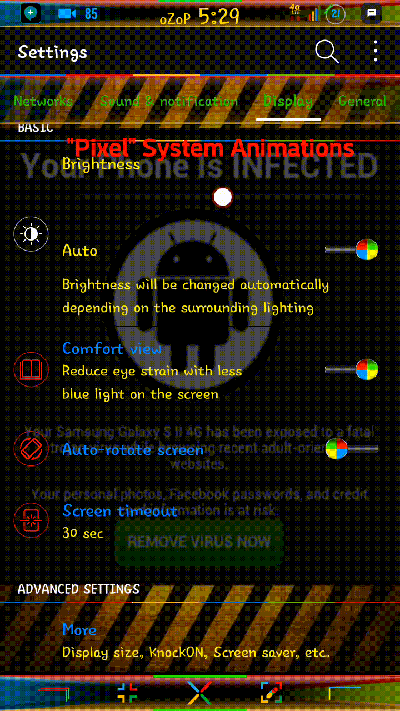 Pixel System Animations