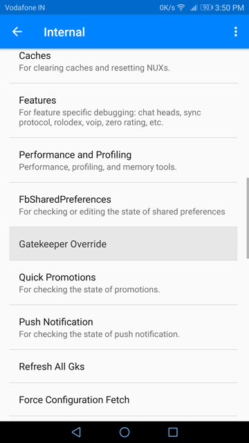 Access Facebook Messenger's Hidden Internal Settings