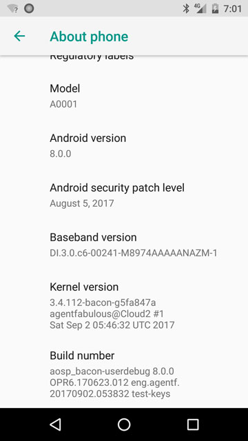 Experimental Android 8.0 Oreo Available For OnePlus One