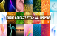 Sharp Aquos Z3 Stock Wallpapers