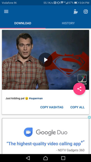 How To Download Videos From Instagram, Facebook And Twitter On Android