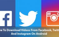 Download Videos from Instagram, Facebook and Twitter on Android