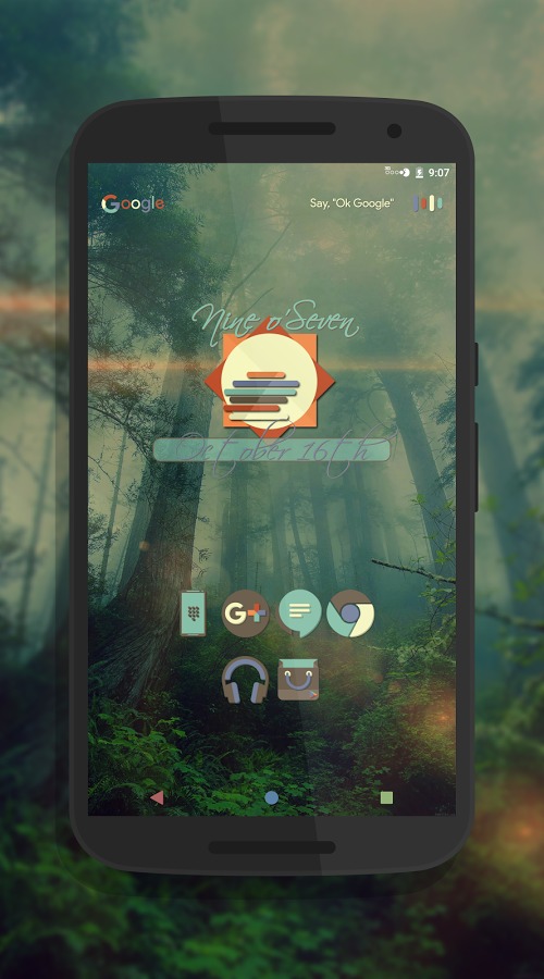aura home screen widget