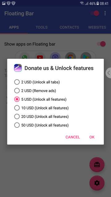 floatingbar pro version