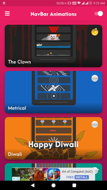 NavBar Animations ... Adds Beautiful Animations To Your Navigation Bar (Without Root!)