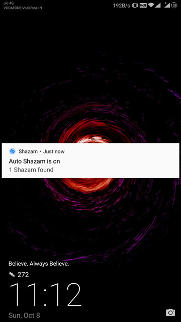 Pixel 2 Now Playing feature