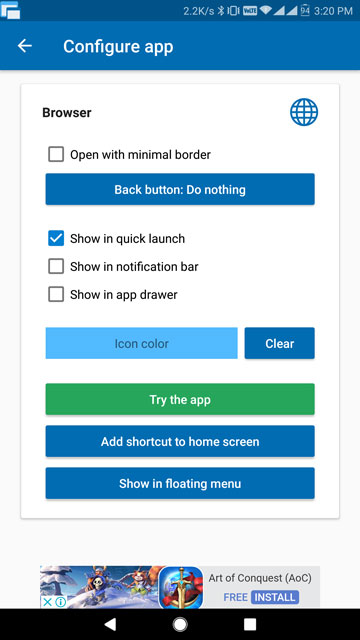 floating apps android