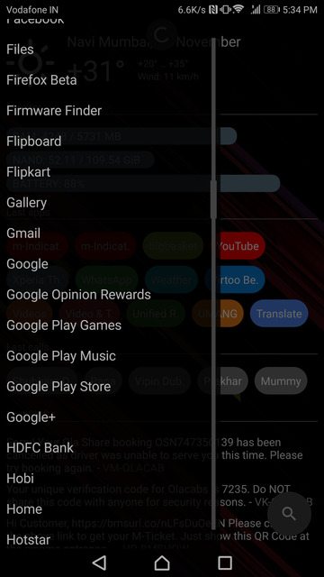 AIO Launcher app shortcuts 2