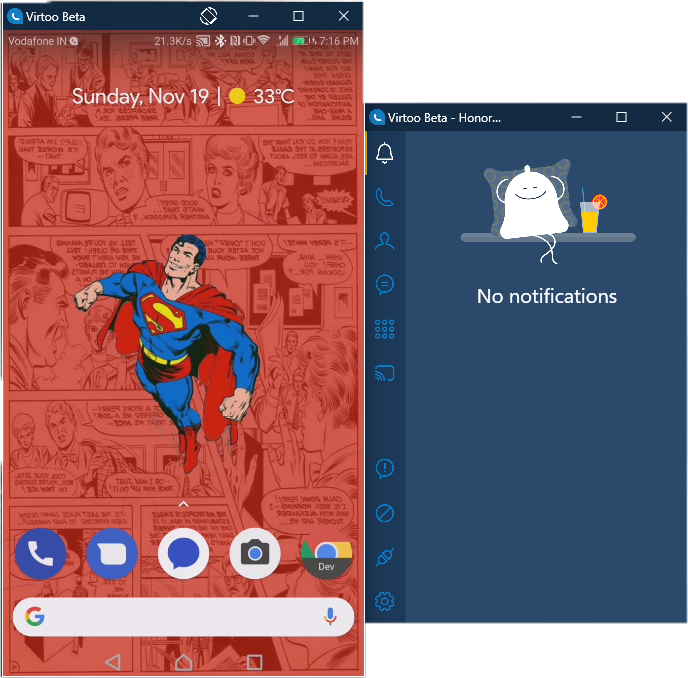 Virtoo Lets You Control You Smartphone From You PC And Vice-versa