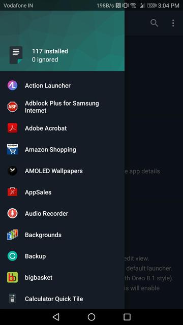 changes app screenshot