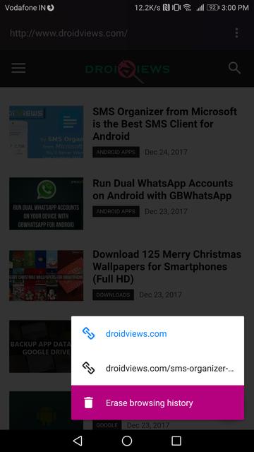 Privacy-focused Android app