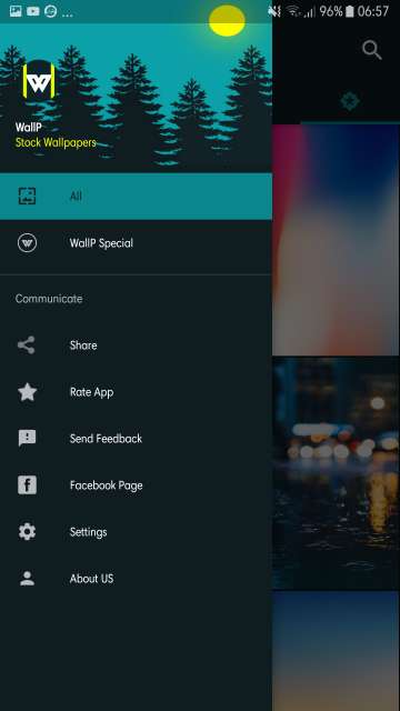 walp app android settings