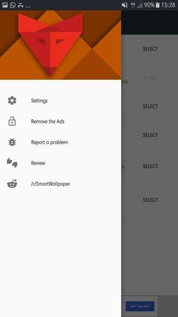 Everyday Wallpaper Changer options