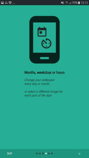 background change on day basis
