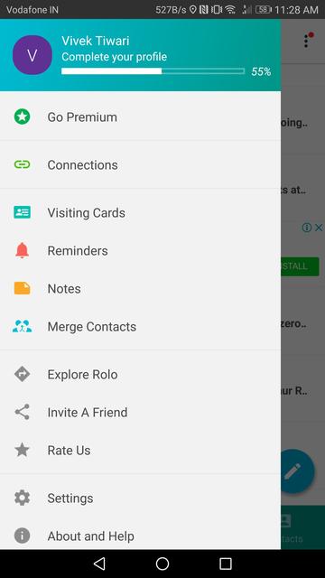 Rolo is a contact manager for professionals