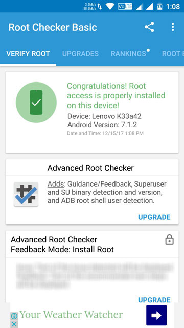 root access verification
