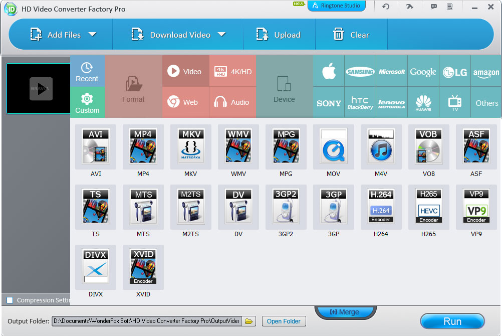 video converter options