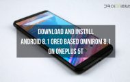 OnePlus 5T Android 8.1 Oreo-based OmniROM 8.1