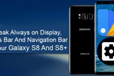 Tweak Always on Display, Status Bar And Navigation Bar On Your Galaxy S8 And S8+