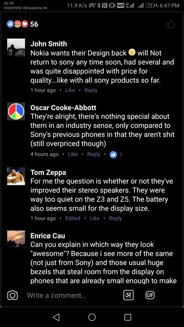 Dark Themed Facebook