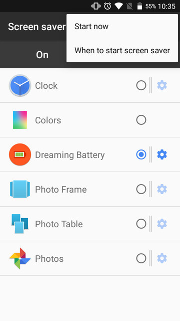 Dreaming Battery Lets You Quickly Peek At Your Device's Battery Level