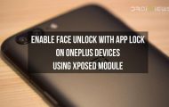 Enable Face Unlock with App Lock on OnePlus Devices