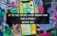 iPhone X-like Gesture Control on Android without Root