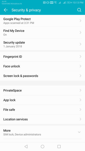 How To Enable Face Unlock In EMUI 8.0 On Honor 8 Pro
