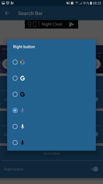 Pixel 2 XL pill widget