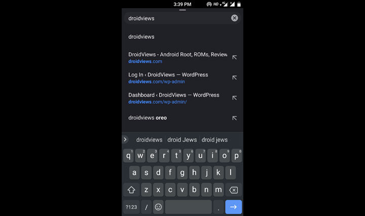 On-screen cursor control in Gboard Control On-Screen Cursor
