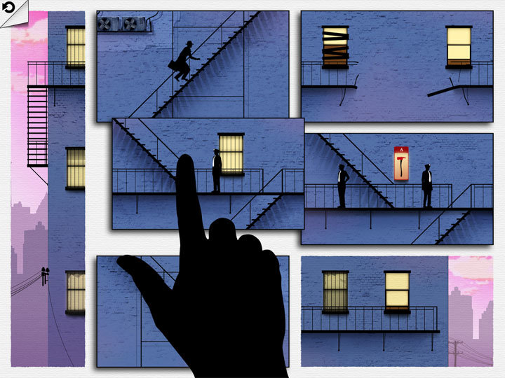 framed point and click game