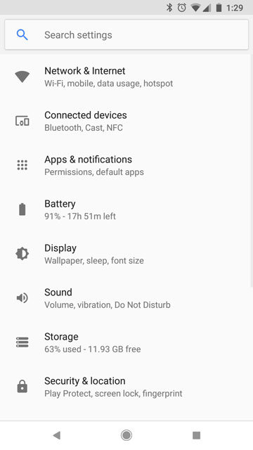 Android P Developer Preview 1: New Changes and Features