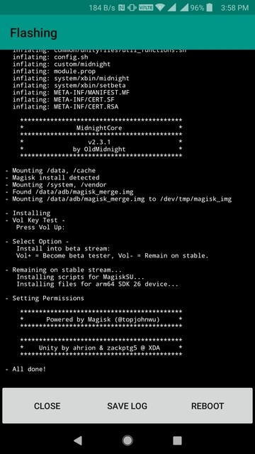 MidnightCore Module installed