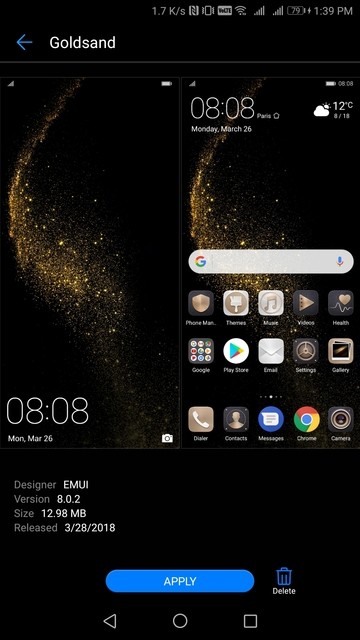 Download Huawei P20 Pro Themes For Devices Running EMUI 8.0