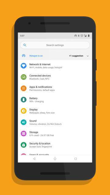 Android P-ify Xposed module