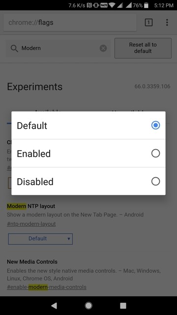 Get Updated Material Design 2 On Google Chrome For Android