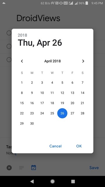 google tasks features
