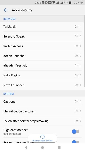 Helix Engine options