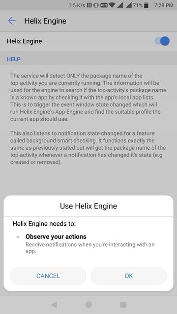 helix engine screenshot