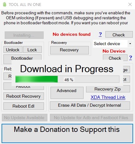 Unlock Bootloader, Install TWRP, Drivers, Flash Stock Images And More On Android With Tool All In One