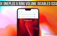 Fix OnePlus 6 Ring Volume Disabled