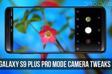 Galaxy S9 Plus Pro Mode Camera Tweaks