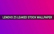 Lenovo Z5 Stock Wallpapers