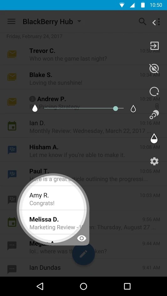 BlackBerry Privacy Shade Keeps Your Screen Private