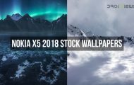 Nokia X5 2018 Stock Wallpapers